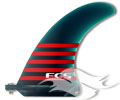 FCS Kai Sallas Longboard Fin - 6.5 in. <br/>Blue w/Red