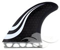 Kinetik LE-3 (Luke Egan) Fins - Ultra Core<br/>Futures - Black/White