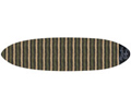 Destination Surf: Funboard Knit Sock - Black/Olive Stripe
