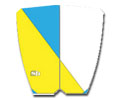 Sticky Bumps Surfboard Traction Pad <br/> Rastovich Yellow/Cyan