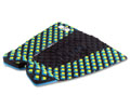 Ocean Earth Surfboard Traction Pad <br/> Check - Lime