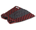 Ocean Earth Surfboard Traction Pad <br/> Check - Red