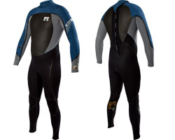 Body Glove Fusion Wetsuit<br/>3/2 Back Zip - Blue Steel