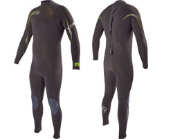 Body Glove Vapor: 3/2 Back Zip - Charcoal