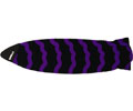 Gorilla Board Sock <br/> Shortboard - Black/Purple Wavy