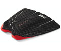 Dakine Surfboard Traction Pad Clutch - Black w/ Red Kick