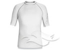 Dakine: Rashguard HD Traveler <br /> Short Sleeve - White