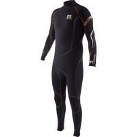 Body Glove Legends: 3/2 Back Zip<br/>Black