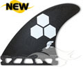 Future Fins - FAM1 Black Fiberglass (Tri-Fin Set)