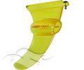 7.5 in. Turbo Tunnel Fin - GE Lexan Yellow