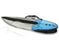 FCS: 3DXFit Dayrunner Shortboard Bag<br/>Pro Blue