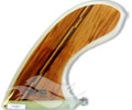 Rainbow Fin Co. El Gato Longboard Fin - Wood Grain