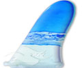 Rainbow Fin Co. Justin Quintal<br/>Blue/White Acid Wash