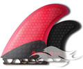 Kinetik X2 2+1 Fins<br/>Futures Compatible - Carbo Tune