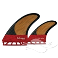 Futures Fins Machado<br/> Twin +1 (Black Stix/Bamboo)